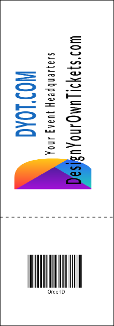 Mexican Fiesta Raffle Ticket Product Back