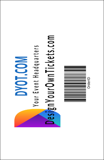 Basketball Court Drink Ticket Product Back