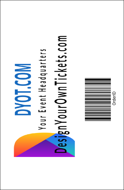 Guitar and Banjo Drink Ticket Product Back