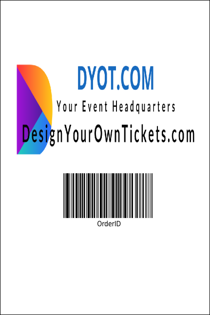 Graduation Drink Ticket Product Back