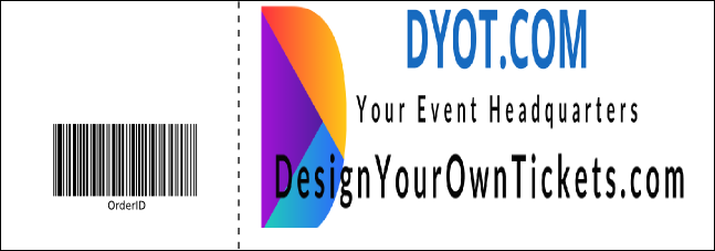 Atlantic City Event Ticket Product Back