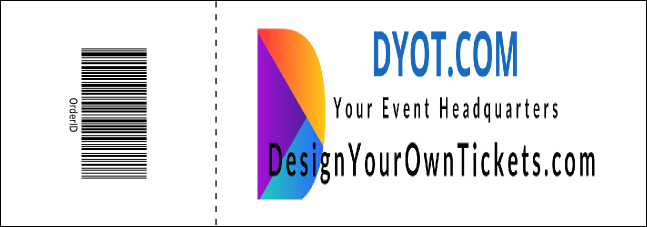 Diamond Event Ticket Product Back