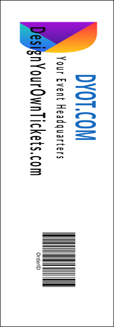 Dodgeball Event Ticket Product Back