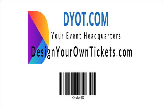 Hollywood Lights Drink Ticket Product Back