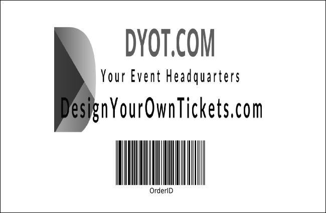 Los Angeles Drink Ticket (Black and white) Product Back