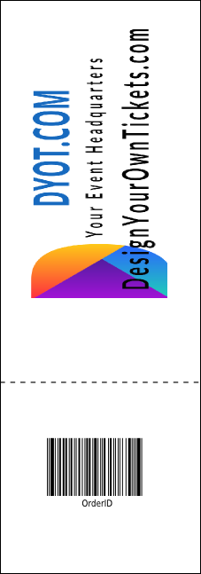 Postcard Raffle Ticket Product Back