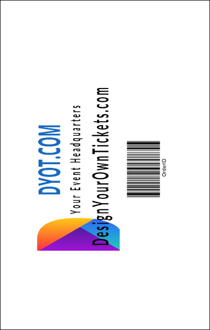White Ribbon VIP Event Badge Medium Product Back