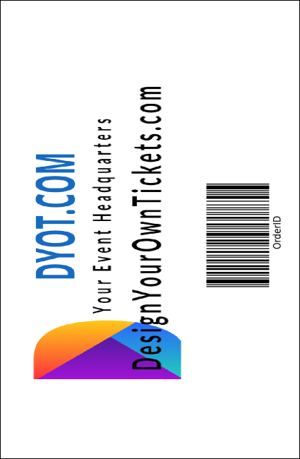 Women's Expo Abstract VIP Event Badge Small Product Back
