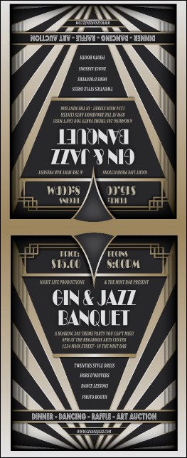 Roaring 20s Table Tent Product Front