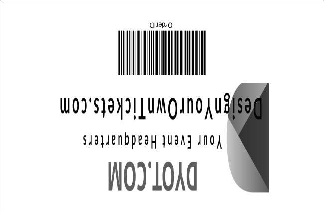 Jazz Concert BW Drink Ticket Product Back