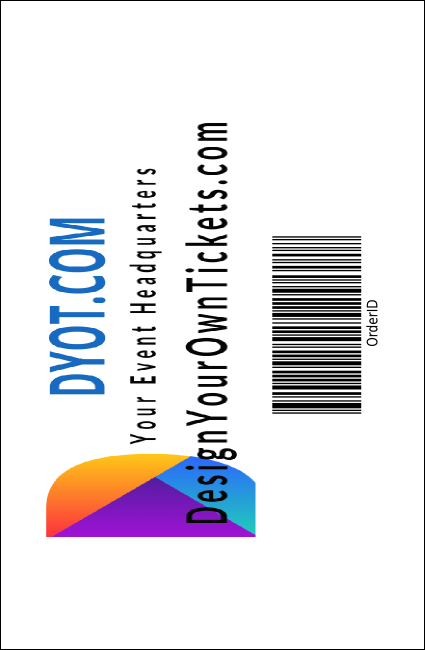 Carnival VIP Event Badge Small Product Back