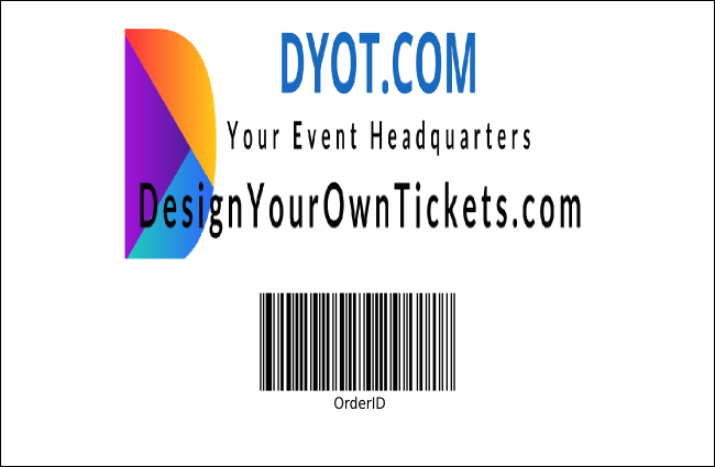 Christmas Ornament Drink Ticket Product Back