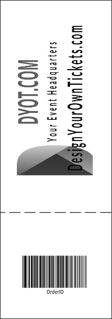 Fine Art Reserved Event Ticket Product Back