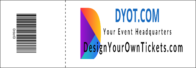 Western Reserved Event Ticket Product Back