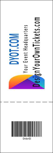 Big Heart White Reserved Event Ticket Product Back