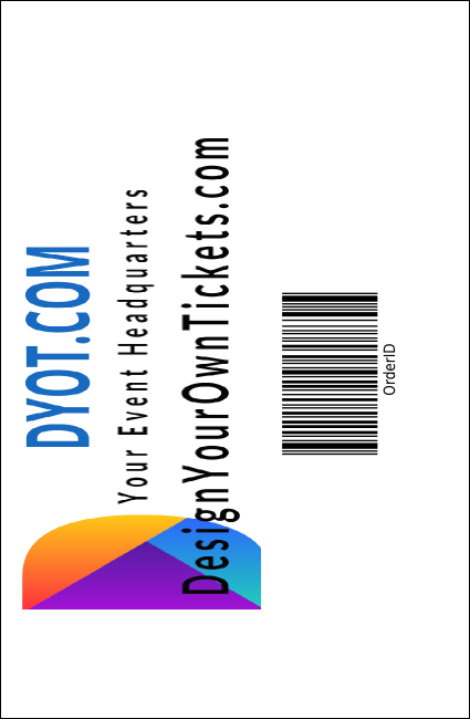 Dance Festival VIP Event Badge Small Product Back