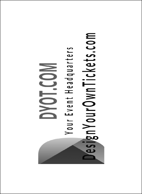 All Purpose Building and Streetlights Black and White Invitation Product Back