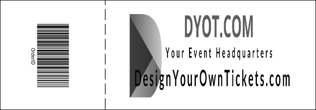 All Purpose Fundraising Raffle Ticket 0007 Product Back
