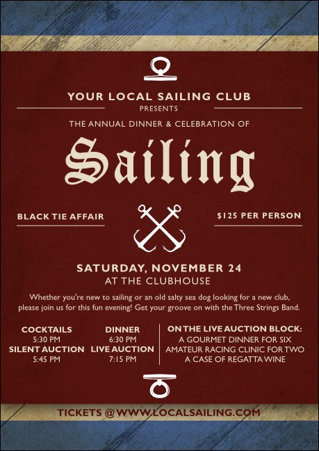 Sailing Postcard Mailer Product Front