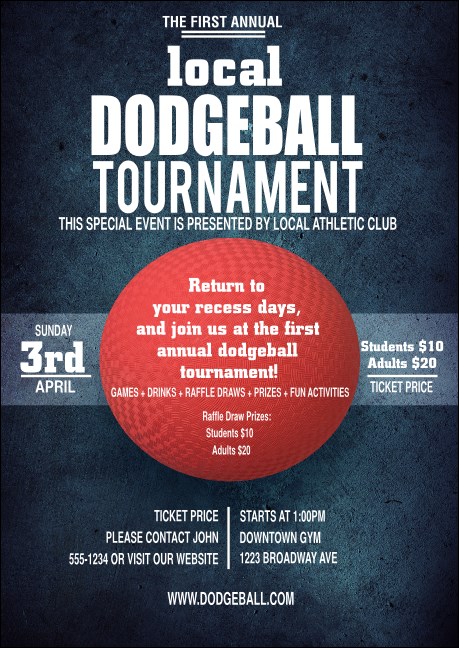 Dodgeball  Postcard Mailer