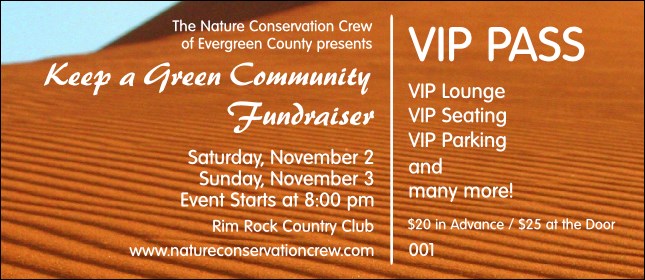 Nature Series - Desert VIP Pass Product Front