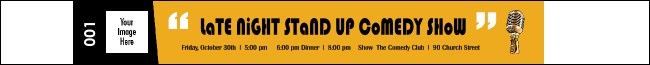 Comedy Retro Premium Synthetic Wristband