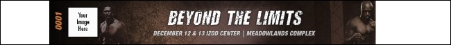 MMA Main Event- Brown Premium Synthetic Wristband Product Front