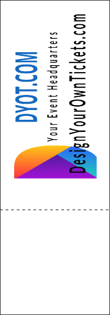 Alternative Music QR Event Ticket Product Back