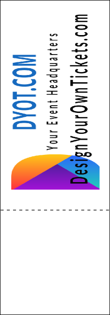 Black Tie QR Event Ticket Product Back