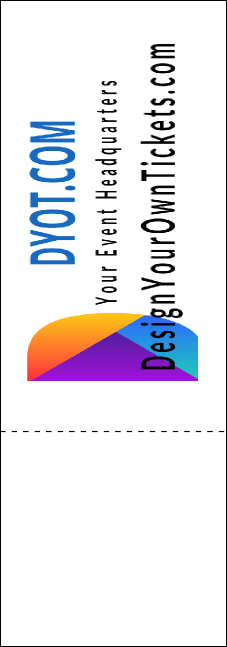 Curling QR Event Ticket Product Back