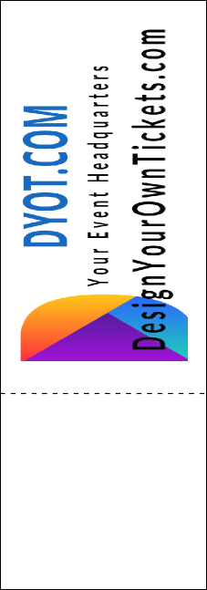 Fundraising Thermometer QR Event Ticket Product Back