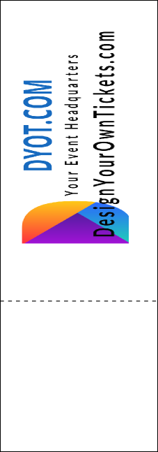 Funky Bottles QR Event Ticket Product Back