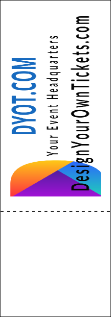 Retro Sunburst QR Event Ticket Product Back
