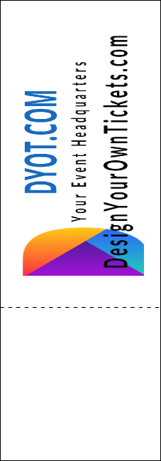 Soccer Field QR Event Ticket Product Back