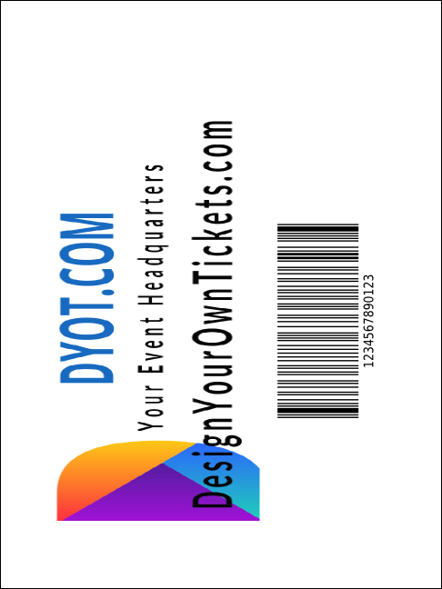 Abstract Economy Event Badge Product Back