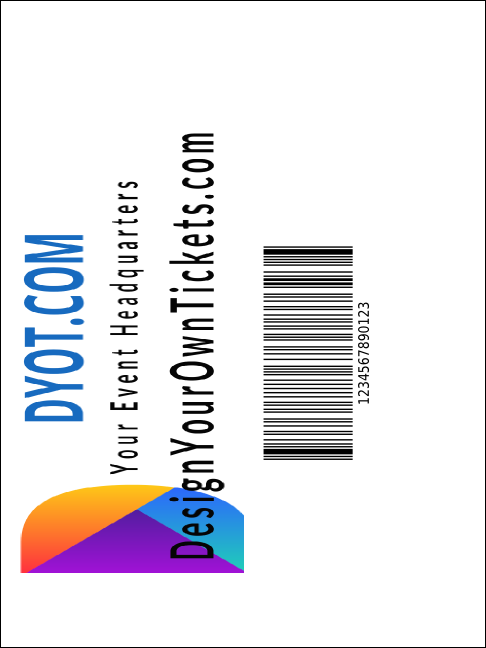 Abstract Lights Economy Event Badge Product Back