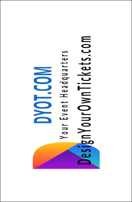 Color Circle VIP Event Badge Small Product Back