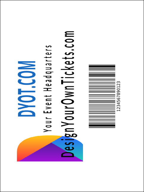 MMA Main Event Economy Event Badge Economy Event Badge Product Back