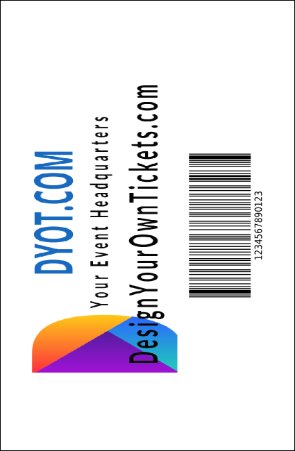 Football Blue VIP Event Badge Small Product Back