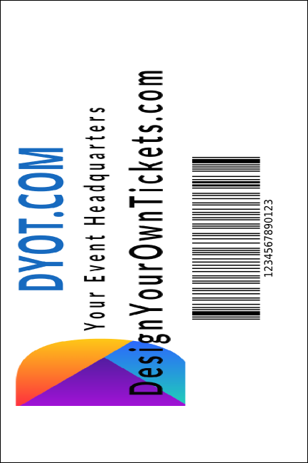Red Carpet Economy Event Badge Economy Event Badge Product Back