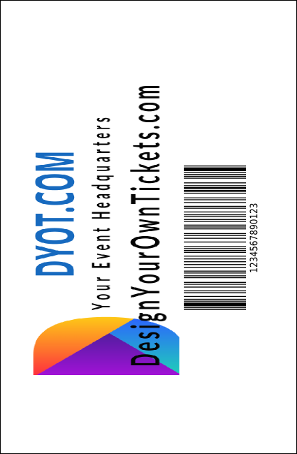 Red Carpet VIP Event Badge Small VIP Event Badge Small Product Back