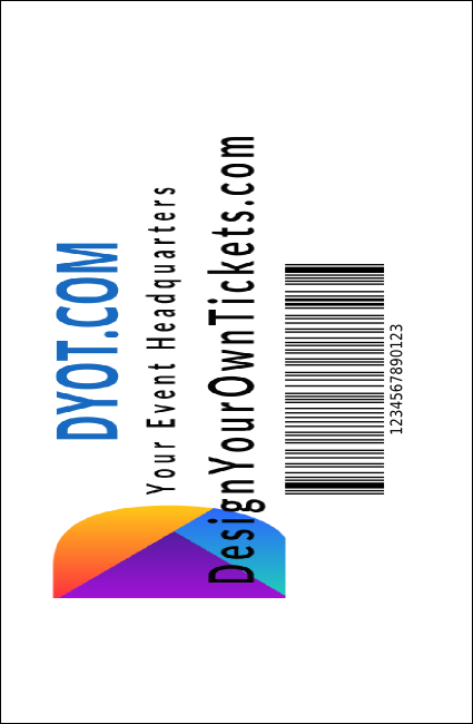 Soccer stadium VIP Event Badge Small VIP Event Badge Small Product Back