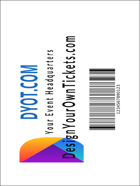 Your Photo Concert Economy Event Badge Economy Event Badge Product Back