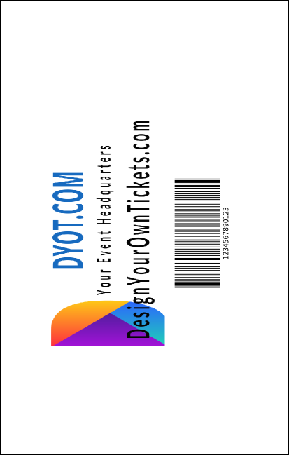 Modern Rodeo VIP Event Badge Medium Product Back
