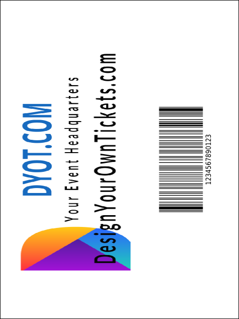 Red Economy Event Badge Product Back
