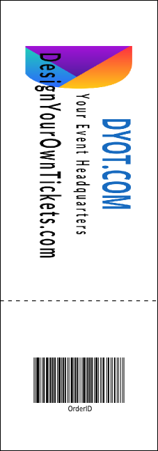 Paper Tree Event Ticket Product Back