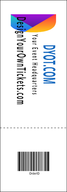 Hanukkah Abstract Event Ticket Product Back