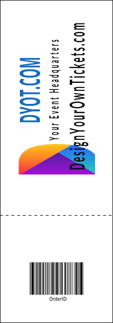 Prom Limo Event Ticket Product Back