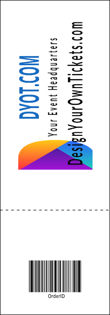 Casino Dealer Event Ticket Product Back