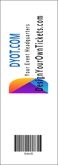 Sacramento Event Ticket Product Back
